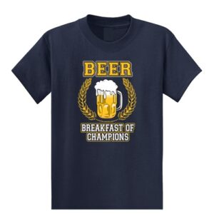 Beer – Breakfast of Champions – Tall Graphic Tee