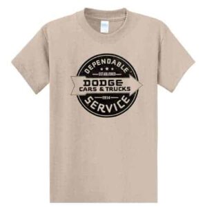 Retro Dodge Service Logo – Tall Shirt