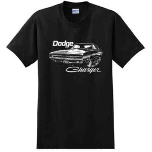 Dodge Charger B&W – Tall Shirt