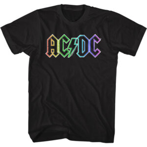 Rainbow Logo – AC-DC Tall Shirt