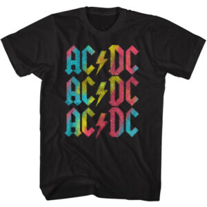 Rainbow Repeat – AC-DC Tall Shirt