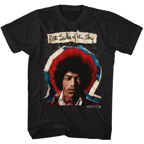 Both Sides - Jimi Hendrix Tall Shirt Tall Shirts - Too Cool Apparel ...