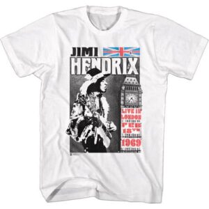 Live in London – Jimi Hendrix Tall Shirt