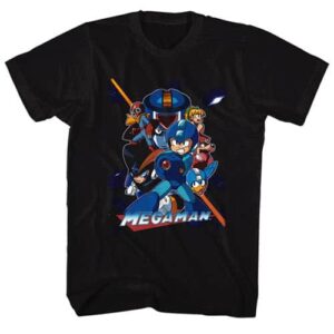 Collage Orange Beam – Mega Man Tall Men’s Shirt