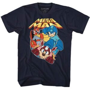 Flat Colors – Mega Man Tall Men’s Shirt