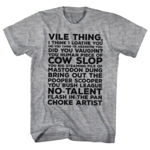 Vile Thing – Major League Tall T-Shirt