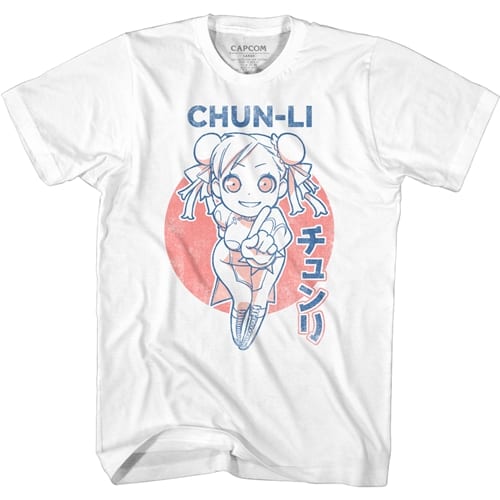 chun li street fighter shirt