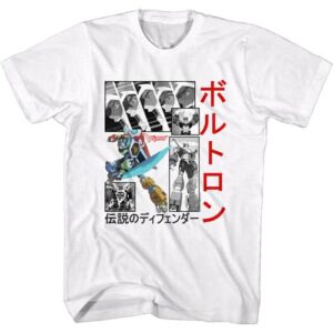 Squares and Japanese Symbols – Voltron Tall Shirt