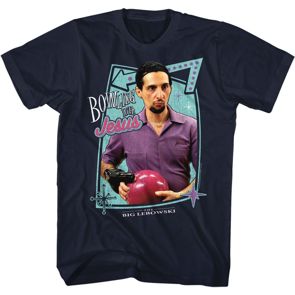 Bowling With Jesus – The Big Lebowski Tall Shirt