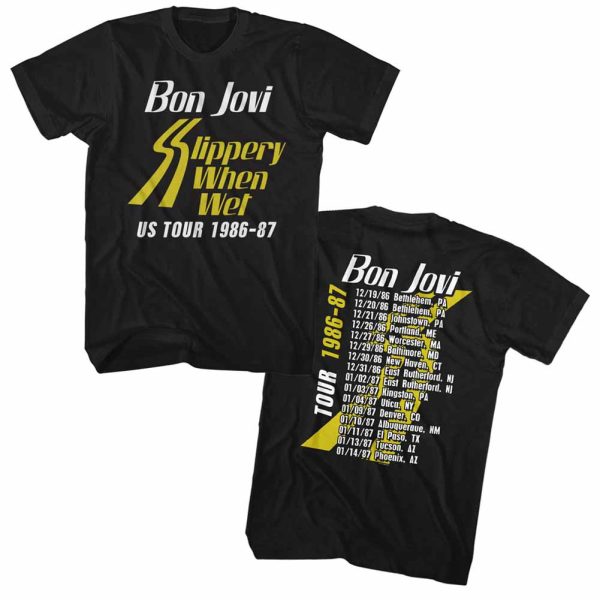 Bon Jovi - SSW Tour - 2 Sided Tall Men's Shirt