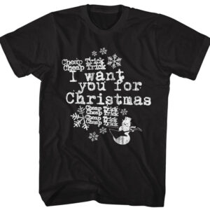 Want You For Christmas – Cheap Trick Tall T-Shirt