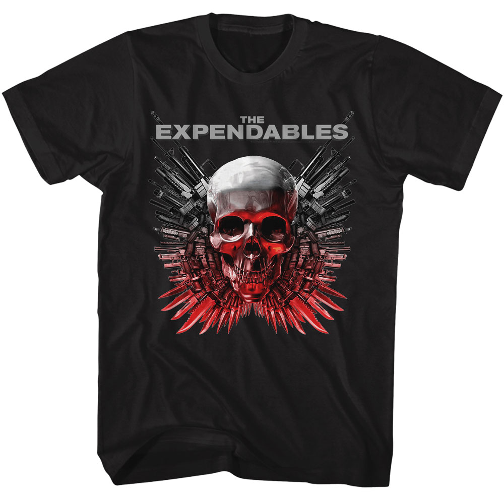 Skull And Guns – Expendables Tall Shirt