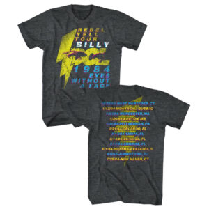 Billy Idol - Eyeballs Tour - 2 Sided Tall Men's Shirt