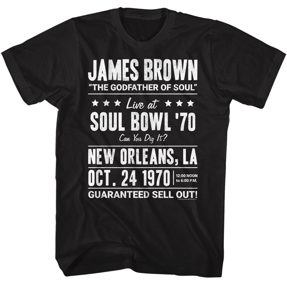 Soul Bowl 1970 – James Brown Tall T-Shirt