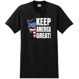 KAGA Patriotic Skull – Tall Shirt