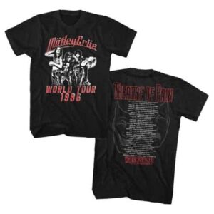 Motley Crue – Theatre of Pain Tour – 2 sided