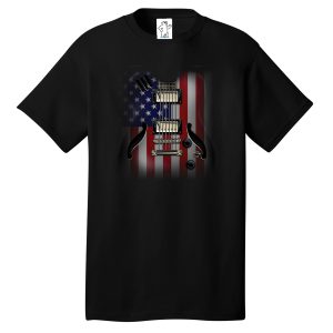 Flag Guitar – Tall Graphic Tee