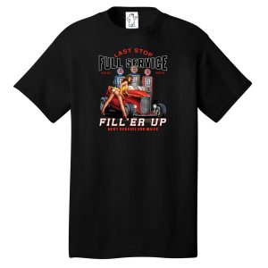 Last Stop Full Service – Tall Graphic Tee