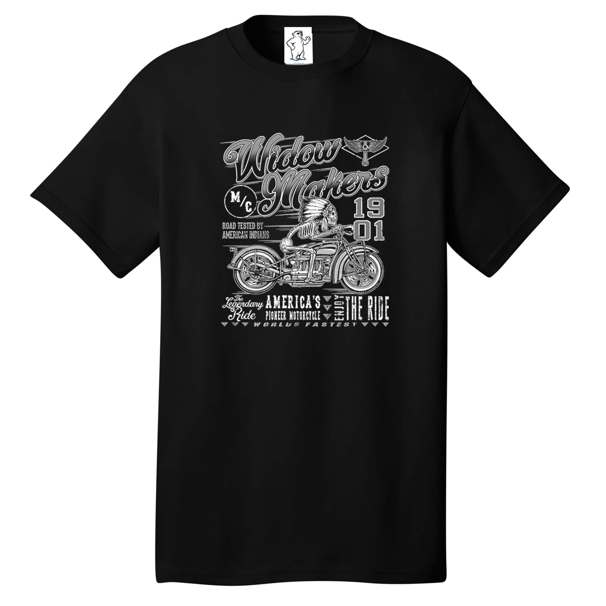 Widow Makers - Motorcycle Tall Shirt - Too Cool Apparel | Men's Tall ...