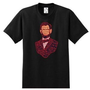 Abe Lincoln Calligram – Tall Graphic Tee