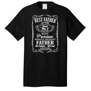 Best Father All Time – Tall Dad Shirt