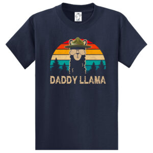 Daddy Llama – Tall Dad Shirt