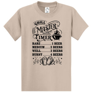 Grill Master Timer – Tall Dad Shirt