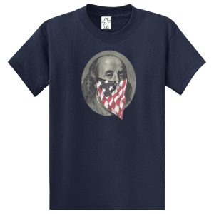 Ben Franklin Mask – Tall Graphic Tee