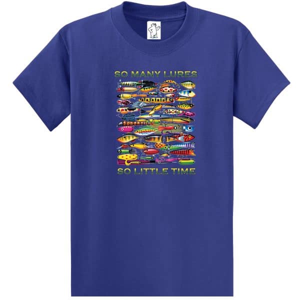 So Many Lures So Little Time - Tall Graphic Tee