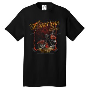 American Biker  – Motorcycle Tall  Shirt