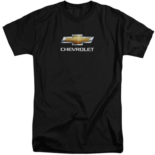 Chevy Bowtie Stacked - Chevrolet Tall T-Shirt | Tall Graphic Tees