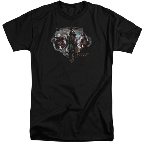 The Hobbit - Three Dwarves Tall Shirts - Too Cool Apparel | Men's Tall ...