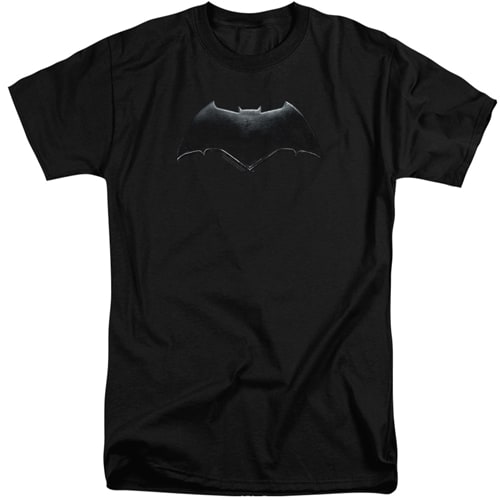 Batman Logo - Justice League Movie Tall Shirt - Too Cool Apparel | Men ...