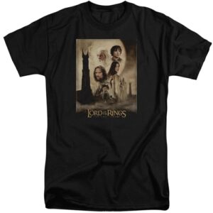 Two Towers Poster – Lord of the Rings Tall T-Shirt