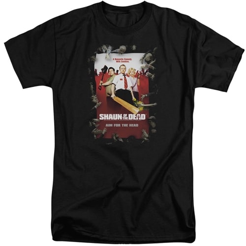 Shaun of the Dead - Poster - Too Cool Apparel | Men's Tall Shirts ...