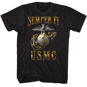 Semper Fi Metallic – US Marine Corps Tall Shirt