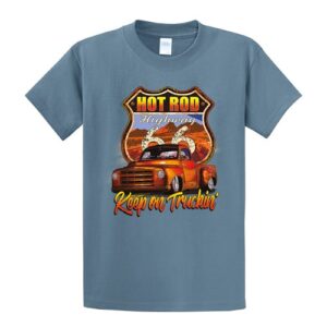 Hot Rod Highway – Keep on Trucking! – Tall Graphic Tee